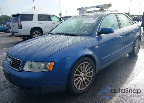 2002 Audi A4 3.0 Quattro from USA, damaged, VIN WAULT68E02A240733